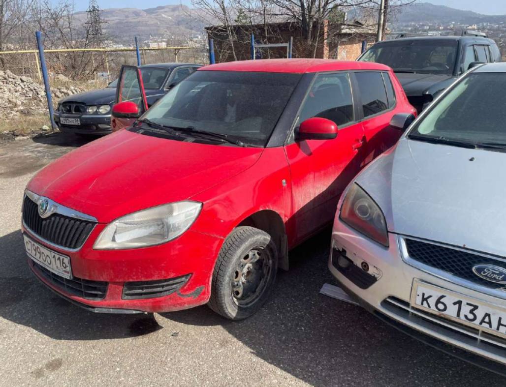 Skoda Fabia 2012 год