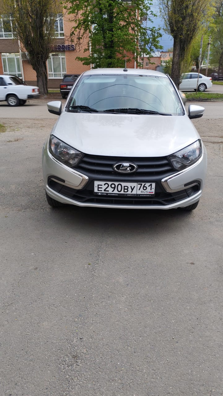 LADA GRANTA, 2023 г. в., VIN ХТА219140R0525055, цвет: серый, ГРЗ [доступно после входа].
