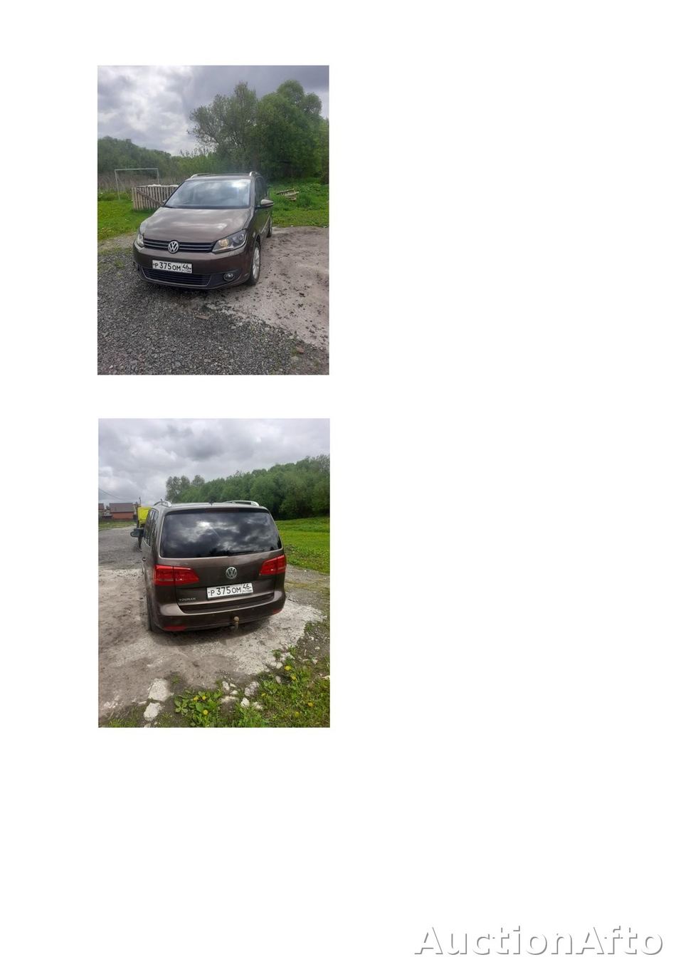 Volkswagen ТОУРАН 2012 год